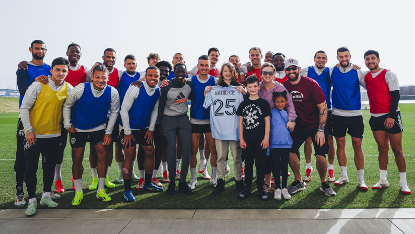 Victory Project - Sporting KC - players pose
